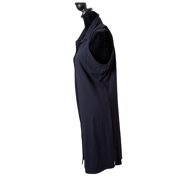 Anatomie Button Front Sleeveless‎ Dress Size L Blue Travel Resort Wear Casual - Picture 3 of 8